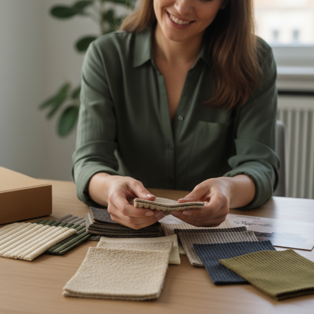 Stoffmuster + kostenloser Versand