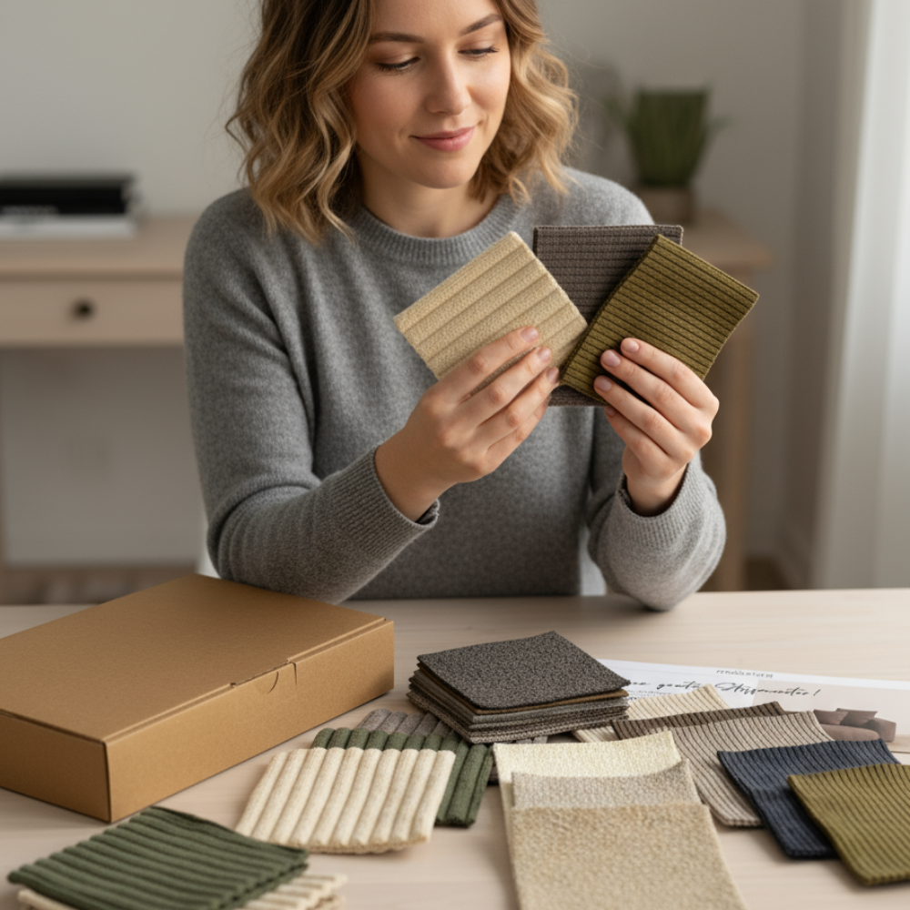 Stoffmuster + kostenloser Versand